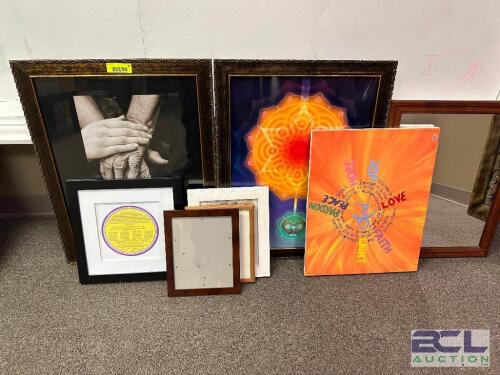 (1) LOT OF ASSORTED PRINTS AND POSTERS.