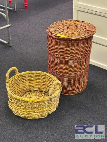 (2) - LAUNDRY BASKETS