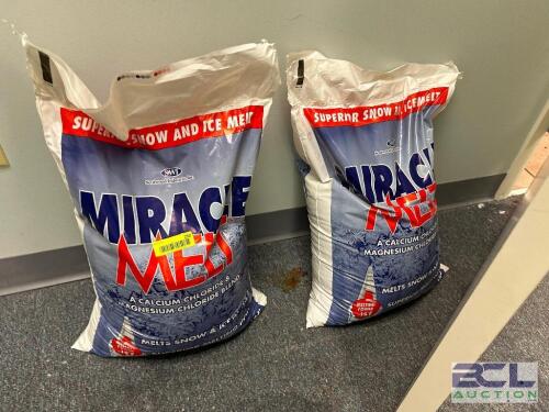 (2) 40 LB. BAGS OF ROCK SALT