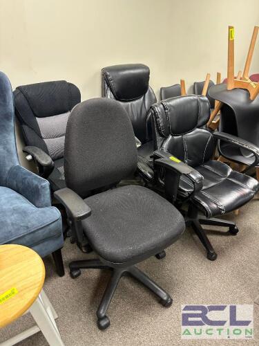 (4) ASSORTED OFFICE CHAIRS