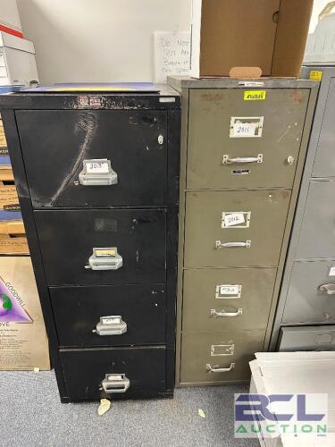 (2) FIRE PROOF FILE CABINETS