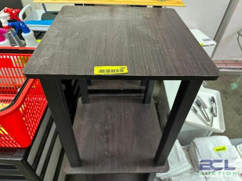 (6) 16" X 16" COMPOSITE END TABLES.