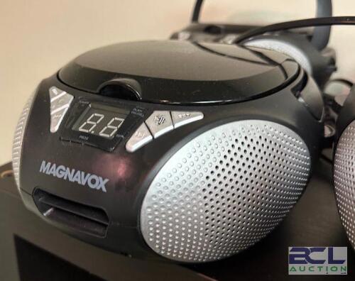 (4) MAGNAVOX PORTABLE CD PLAYERS