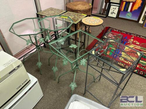 (4) ASSORTED ACCENT END TABLE'S