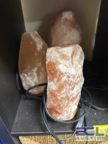 (3) HIMALAYAN SALT LAMPS