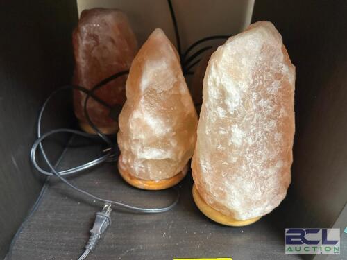 (3) HIMALAYAN SALT LAMPS