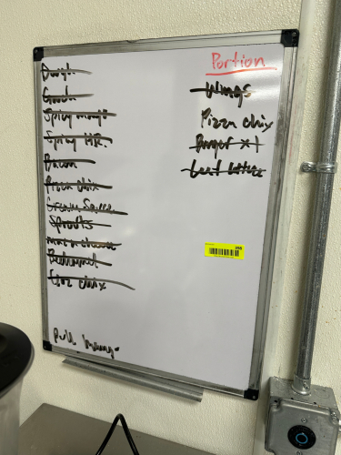 24" X 18" DRY ERASE BOARD.