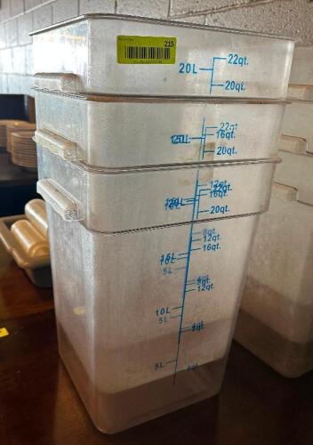 (3) - INGREDIENT CONTAINERS