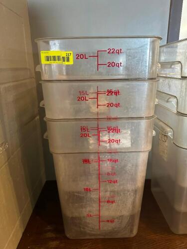 (3) - INGREDIENT CONTAINERS
