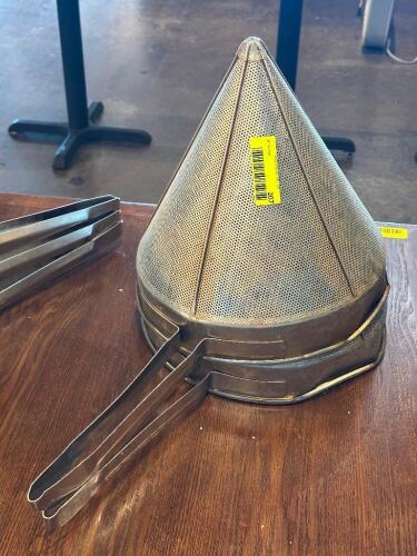 (2) - CONE STRAINERS