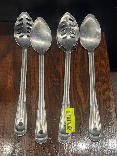 (6) - LONG HANDLE SPOONS