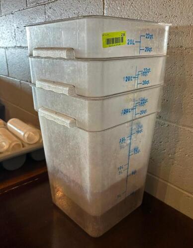 (3) - INGREDIENT CONTAINERS
