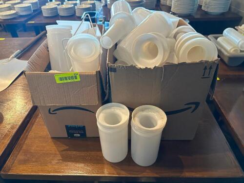 LARGE ASSORTMENT OF DRESSING CONTAINERS