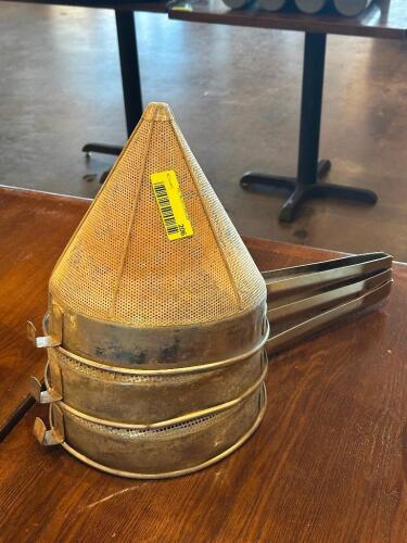 (3) - CONE STRAINERS