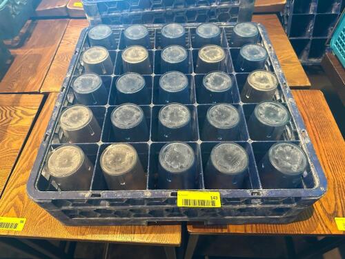 (25) - BEVERAGE CUPS WITH RACK