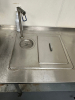 10' X 20" BEVERAGE STATION TABLE W/ HAND SINK, WATER DISPENSER, AND ICE KEEPER., - 4
