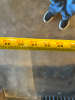 40' X 7' L SHAPED MELAMINE TOP BAR W/ 2" METAL FOOT RAIL. - 10