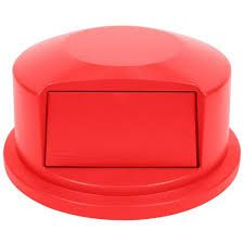 RUBBERMAID 44 GALLON TRASH CAN LID ( RED)