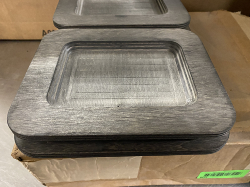 (6) COMPOSITE 1/9TH SIZE RECTANGLE UNDERLAYS ( NEW )