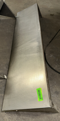 36" X 12" STAINLESS WALL SHELF