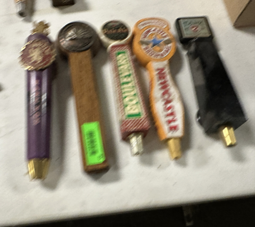 (1) LOT OF ASSORTED TAP HANDLES