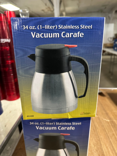 (2) 34 OZ VACUUM CARAFES