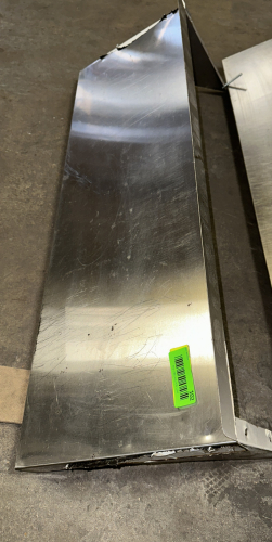 24" X 12" STAINLESS WALL SHELF