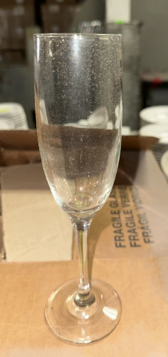 (24) LIBBEY TALL FLUTE GLASSES
