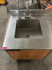 SINGLE WELL STAINLESS PREP SINK AND CABINET. - 3