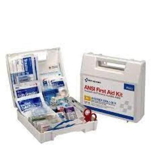 DESCRIPTION: (3) FIRST AID KITS BRAND/MODEL: FIRST AID ONLY #90589 INFORMATION: 25 PERSON RETAIL$: $50.00 EA QTY: 3