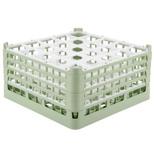(2) 25 GROUP TALL PLASTIC GLASS RACKS ( NEW )