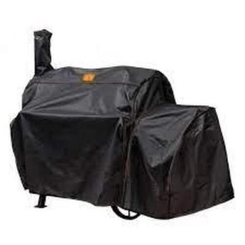 DESCRIPTION: (2) HIGHLAND OFFSET SMOKER COVER BRAND/MODEL: OKLAHOMA JOE'S #MN9969 INFORMATION: BLACK RETAIL$: $28.05 EA SIZE: 30.7 x 58.5 x 35.6 QTY: