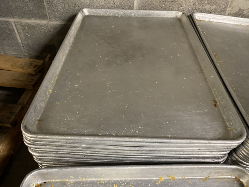 (6) FULL SIZE ALUMINUM SHEET PANS