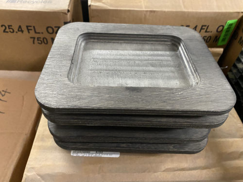 (6) COMPOSITE 1/9TH SIZE RECTANGLE UNDERLAYS ( NEW )