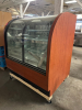 48" CURVED GLASS FRONT DRY DISPLAY CASE. - 4