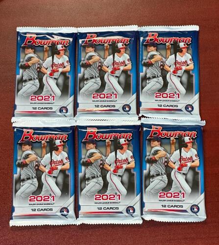 (6) - BOWMAN MLB CARD / NEW UNOPENED