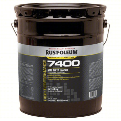 (1) BUCKET NAVY GRAY OIL BASED INT/EXT PAINT