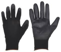 (1) BAG OF (12) PAIRS OF COATED GLOVES