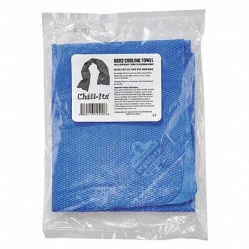 DESCRIPTION: (11) EVAPORATIVE COOLING TOWEL BRAND/MODEL: CHILL-ITS #54DF05 INFORMATION: BLUE RETAIL$: $73.88 TOTAL SIZE: 13X29.5 QTY: 11