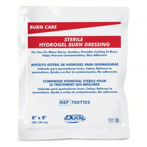 (25) STERILE HYDROGEL BURN DRESSING