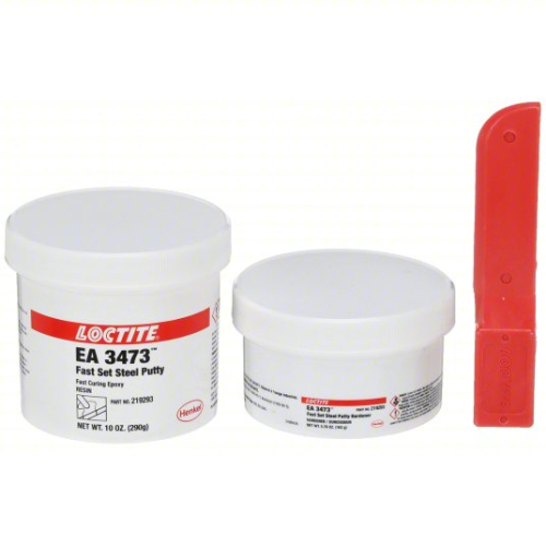 (2) FAST SET STEEL PUTTY