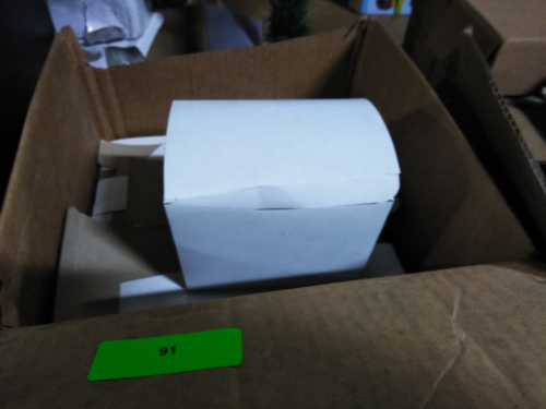 (1) BOX OF APPROX (100) FOLDING BOXES