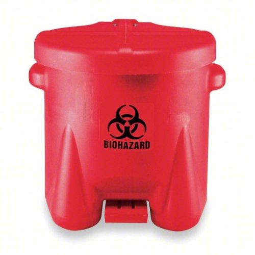 (1) BIOHAZARD WASTE CAN