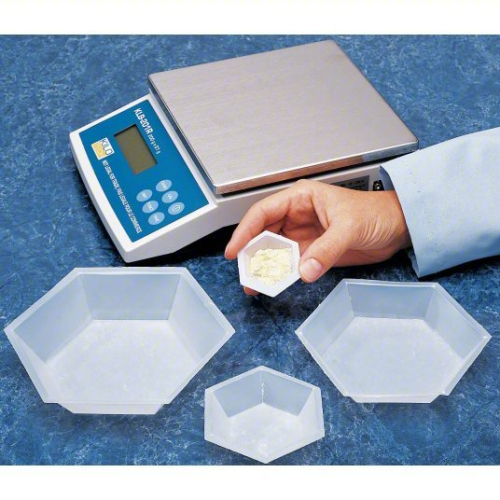 (1) BOX OF (500) WEIGHING DISHES