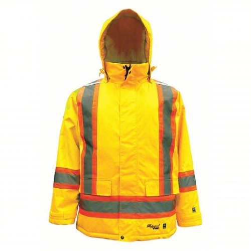 (1) HI-VIZ FREEZER INSULATED SAFETY JACKET