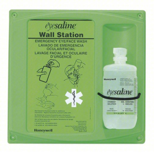 (1) SINGLE USE WALL MOUINTED EYE WASH STATION