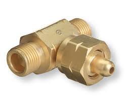 (1) MANIFOLD COUPLER TEE WITH CHECK VALVE