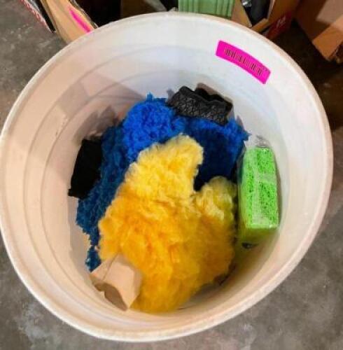 ASSORTED CLEANING SUPPLIES AS SHOWN