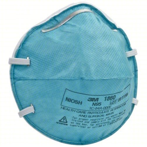 (1) BOX OF (20) DISPOSABLE RESPIRATOR