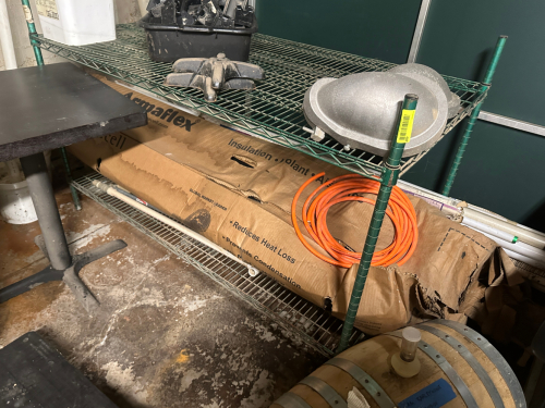 60" X 24" TWO TIER WIRE SHELF.